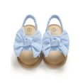 thumbnail image 4 of Luxsea Summer Baby Girls Shoes Non-Slip Canvas Bowknot Toddlers Newborn Infantil Sandals, 4 of 10