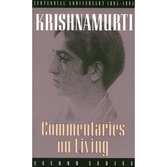 Pre-Owned Commentaries on Living: Second Series (Paperback) 0835604152 9780835604154