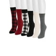 Muk Luks Women's Crew Boot Socks, 6Pack