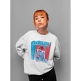 thumbnail image 2 of Chillin' ICEE Trendy Drink - Retro Beverage Graphic Women's Sweatshirt, 2 of 4