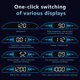 thumbnail image 5 of head up display Coche nuevo OBD velocímetro HUD Head-up Display B2 multifunción Detector de diagnóst Abanopi head up display, 5 of 7