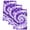 Purple, variant on Purple Ombre Kitchen Towels Set of 3, Modern Abstract Tie Dye Painting Art Absorbent Dish Towels for Kitchen, Microfiber Hand Towel, Quick Drying Tea Towel for Cleaning Decorative Dishcloths