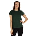 thumbnail image 1 of Inkmeso T-Shirt à Manches Courtes Uni pour Femmes Coupe Régulière Décontractée T-shirts Basiques Doux, 1 of 7