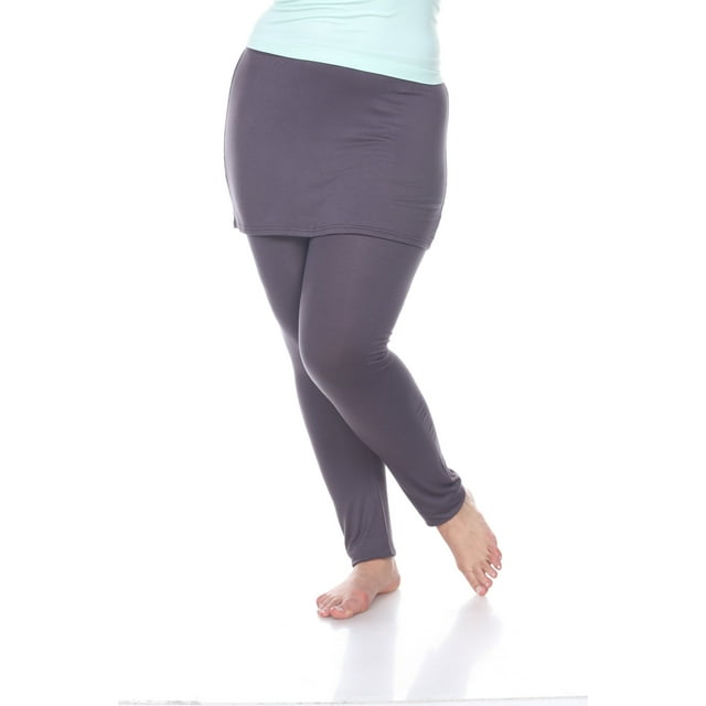 White Mark Leggings Jupe Décontractée Extensible Douce pour Femmes