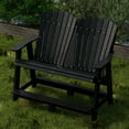 thumbnail image 3 of Wildridge Heritage Double High Adirondack, Black - All-Weather Recycled Plastic Furniture for Patio, Deck, Lawn, 3 of 4