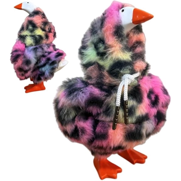 7Inch Porch Goose Outfits, Soft Lawn Goose Clothes Supplies, Desk Figurines Mini Outfits Costumes, Suitable for Porch Outfits Decorations, Outdoor Goose Costumes, Personalized Dress up Decor