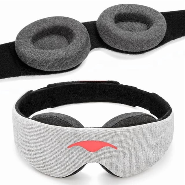 Black Friday Manta Sleep Mask - Light Blocking Eye Mask - Zero IOP - Adjustable Eye Mask Great Gift
