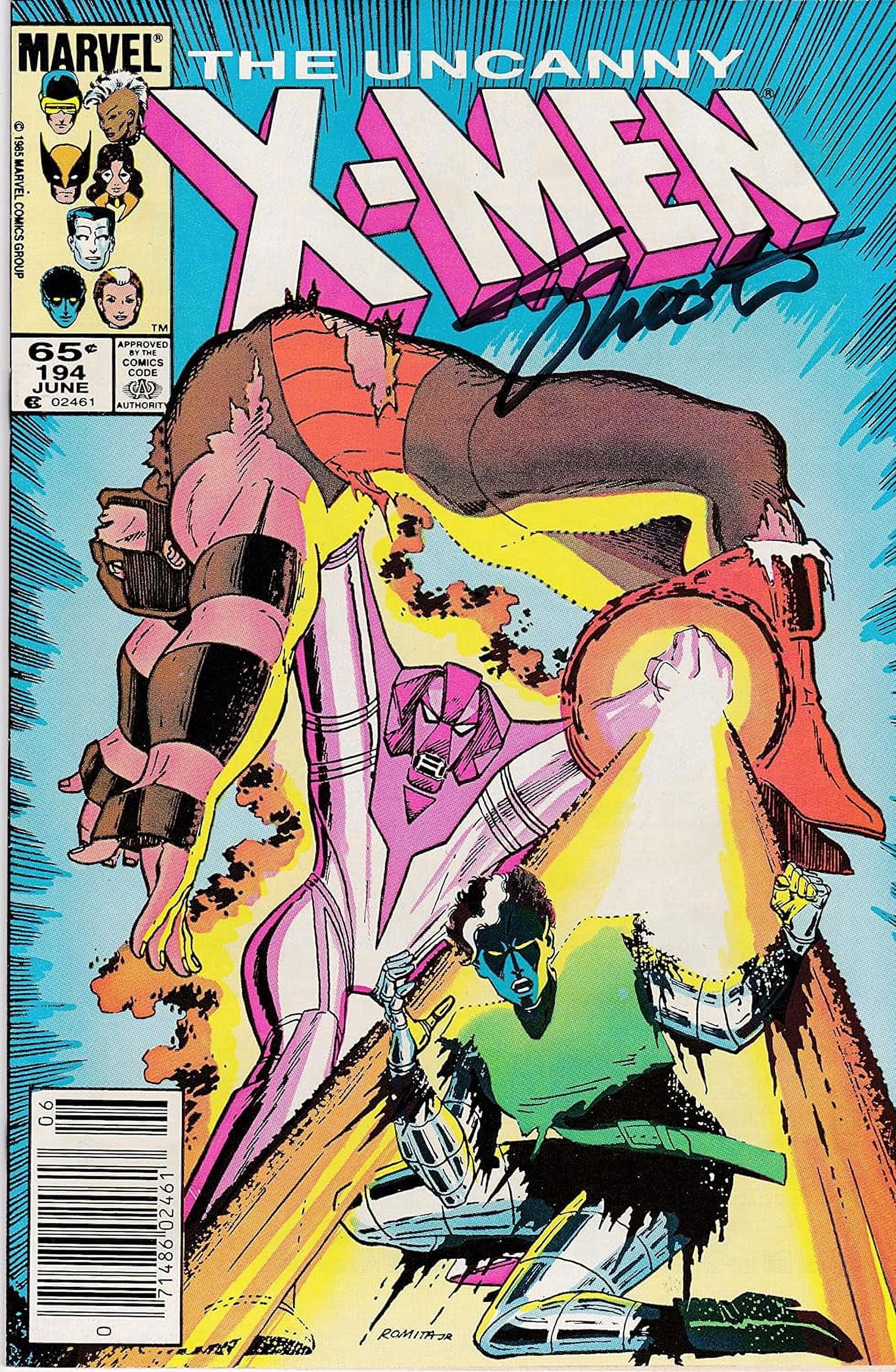 Uncanny X-Men #194 VF/NM Signed Jim Shooter
