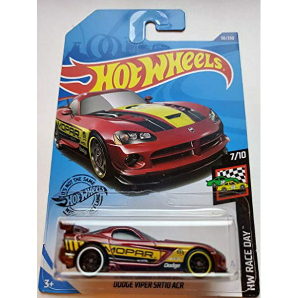 Hot Wheels Dodge Viper Srt10 Acr Dark Red Hw Race Day Walmart Com Walmart Com