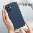 thumbnail image 4 of JETech Magnetic Silicone Case for iPhone 16 6.1-Inch, Compatible with MagSafe,&nbsp;Silky Soft Touch, Shock Absorbing Phone Cover with&nbsp;Camera Lens Full Protection (Navy Blue), 4 of 7