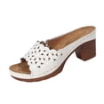 thumbnail image 2 of Wowcloth Women's Platform Heeled Slides – Solid Color Heel Design for Spring Summer Casual Fashion, 2 of 9