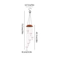 thumbnail image 3 of Fankiway Color Changing Led Angel Wind Chimes Home Garden Yard Decor Light Lamp, 3 of 5