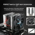 thumbnail image 3 of Thermalright Peerless Assassin 120 SE CPU Cooler, 6 Heat Pipes AGHP Technology, Dual 120mm PWM Fans, 1550RPM Speed, for AMD:AM4 AM5/Intel LGA 1700/1150/1151/1200/1851,PC Cooler, 3 of 7