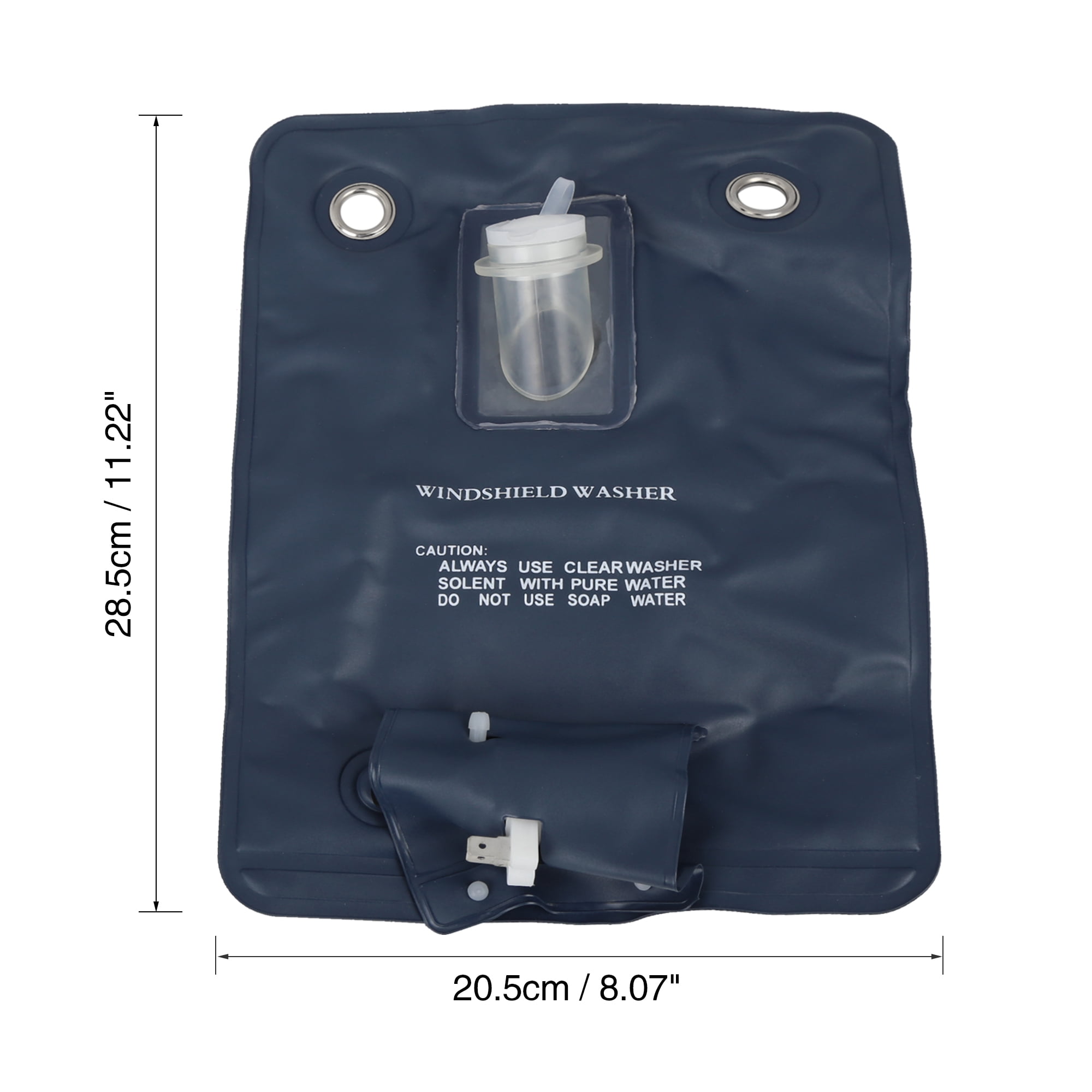 Unique Bargains Universal Windscreen Washer Bottle Bag Kit with DC 12V Pump for Auto