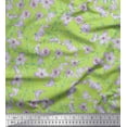 thumbnail image 1 of Soimoi Cotton Poplin Fabric Leaves & Wild Flower Floral Print Fabric by The Yard 42 Inch Wide, 1 of 3