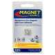 thumbnail image 2 of Discos magnéticos con adhesivo Master Magnetics, plata y neodimio, 2 of 2