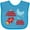 Turquoise, variant on Inktastic I Love Grandma and Grandpa to the Moon and Back Boys or Girls Baby Bib