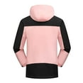 thumbnail image 7 of Timoontee Men's 3-in-1 Jacket Coat Outdoor Casual Windbreaker Waterproof Rain Jacket Fleece Lined Warm Coats Color Block Full Zip Outerwear Coat with Zip Pockets Pink L, 7 of 7