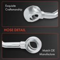 thumbnail image 5 of A-Premium Power Steering Hose Pressure Hose Line Assembly Compatible with Volkswagen Jetta 2000-2003 Golf 1999-2004 1.9L FWD Pump To Gear/Rack Pinion, 5 of 8