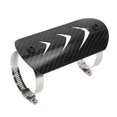 thumbnail image 2 of Exhaust Muffler Pipe Protector Stainless Steel Heat Shield Cover Universal for MotorcycleCarbon Fiber Style, 2 of 5