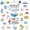 Sea Cruise Magnets, variant on UCEI Cruise Door Magnets, "Making Memories" Nautical Die-Cut Magnetic Stickers for Fridge & Cabin, Vacation Decor Set