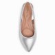 thumbnail image 3 of Zapatilla Slingback Tacón Bajo Confort Punta Fina Mujer Beira Rio 4182220 plateado 22.5, 3 of 7