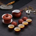 thumbnail image 4 of Purple 11pcs Sand Set Kung Fu Pot Porcelain Set Gaiwan Cups Chinese Tea Ceremony, 4 of 5