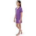thumbnail image 4 of Fruit of the Loom Energize Girl's Lose Fit Short Sleeve Top & Short Pajama Sleep Set, Sizes 4/5-14/16, 4 of 12