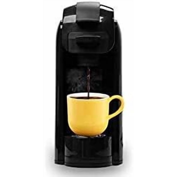 Caynel Single Serve Coffee Maker, Coffee Machine for Most Single K-Cup Pods and Ground Coffee, Included Reusable Coffee Filter. Removable Water Tank, Rapid Brew Technology 1000 Watts