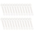 thumbnail image 2 of TABLZONE White Plastic Pool Joint Pins for Swimming Pool Frame Tubing, 24 Pieces Replacement Parts, 2 of 5