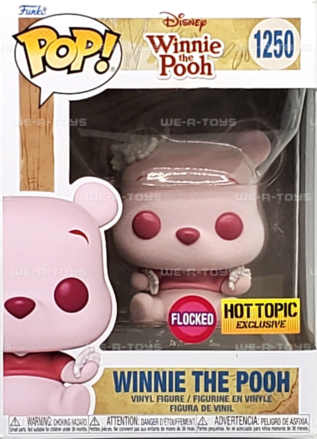 Funko Pop Disney 1250 Winnie the Pooh Flocked Exclusive Vinyl Figure