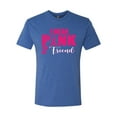 thumbnail image 2 of I Wear Pink for My Friends Survivor Awareness Mens Premium Tri Blend T-Shirt, Vintage Royal, 2XL, 2 of 3