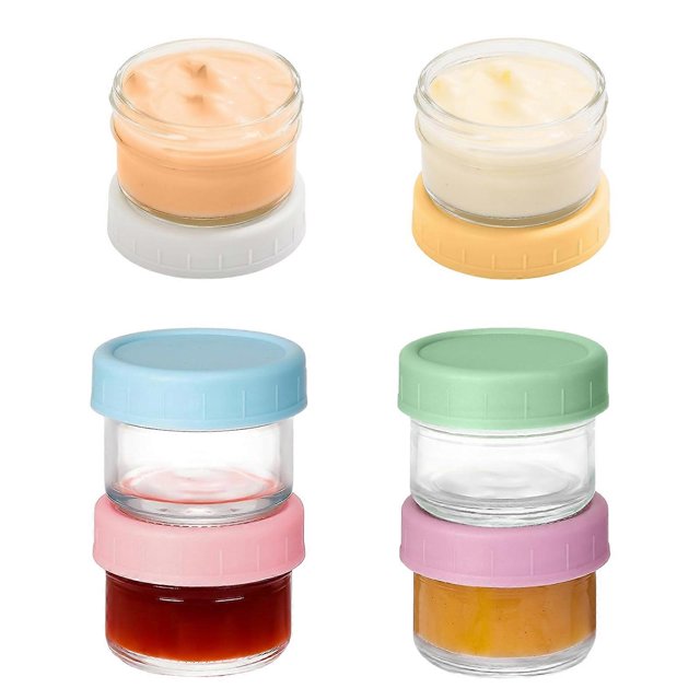 6pcs Practical Glass Condiment Cups Effective Dressing Cups Salad Dressing Container For Easily Portion Control