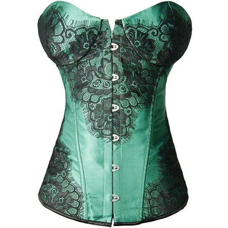 UPPADA Corset Tops for Women On Sale Plus Size Corset Tops for Women Underbust Corset Belt Overbust Corset with Straps Bodice Corset Lace Up Corset Dress Vintage Crop Top