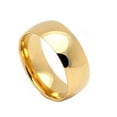 thumbnail image 3 of 8mm Wedding Band Ring for Men or Women Gold Stainless Steel Ginger Lyne Collection, 3 of 3