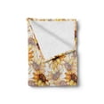 thumbnail image 2 of Yellow Flower Soft Flannel Fleece Blanket, Watercolor Style Sunflowers Pattern with Faded Blossoms Botany Bouquet, Cozy Plush for Indoor and Outdoor Use, 60" x 80", Yellow Marigold, by Ambesonne, 2 of 6
