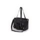 thumbnail image 1 of Black Jacquard Nylon Pet Dogs Carrier Bag With Two Pocket In Front Small Puppy Dogs Hand Free Shoulder Bag ShopWise Round, 1 of 6