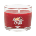 thumbnail image 2 of Yankee Candle Signature Votive Mini Candle Jar, Holiday Zest Scent, Natural Soy Wax Blend Candle with Natural Fiber Wick, 1.3 OZ Glass Jar (Pack of 12), 2 of 3