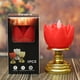 thumbnail image 3 of Lámpara de ambiente de vela LED con forma de loto oscilante para decoración del hogar (rojo) Likrtyny Para estrenar, 3 of 4