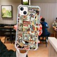 thumbnail image 2 of Comic Superhero Case Compatible with iPhone 13 Mini,Aesthetic Art Design TPU Full Cover Shock-proof Case, 2 of 7