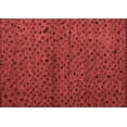 thumbnail image 1 of Ahgly Company Indoor Rectangle Abstract Red Modern Area Rugs, 2' x 5', 1 of 4