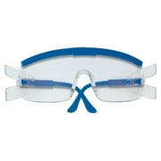 Zx Plus Protective Eyewear, Clear Lens, Polycarbonate, Blue Frame, Pvc