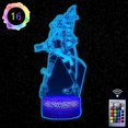 thumbnail image 1 of Cool Things pour Chambres Jinx Arcane Lampe Visuelle 3D Tactile Lampe de Table LED, 1 of 5