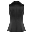 thumbnail image 4 of RUNQHUI Veste Disco à Paillettes pour Femmes Gilet Sans Manches Multicolore TTG, 4 of 5