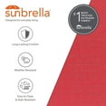 thumbnail image 4 of Vivere Sunbrella Double 2-Person Hammock with Stand and Carry Bag, Crimson, 4 of 6