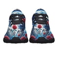thumbnail image 5 of Skull Couple Valentine Day Love Never Dies Shoes Sneakers Black Size 5, 5 of 7