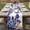 Purple Indigo, variant on Table Runner 48 Inches Long for Kitchen Dining, Spring Floral Dresser Scarf Farmhouse, Dining Table Decorations for Wedding/Parties, Purple Tulips Hydrangeas Butterflies Flowers 13 x 48 In