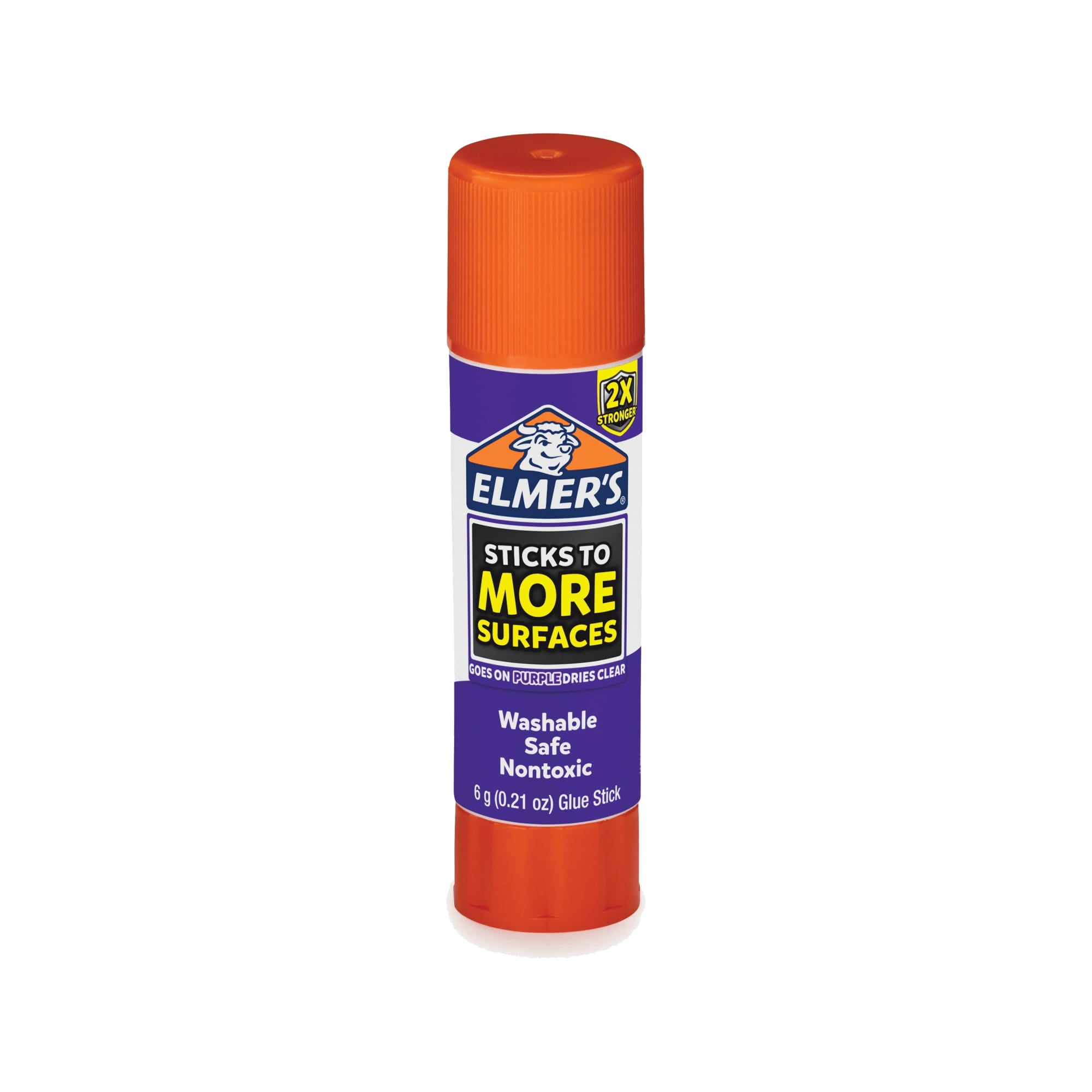 (2 pack) Elmer’s Extra Strength School Glue Sticks, Washable, 6 Gram, 2 Count