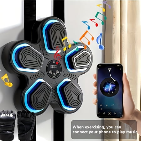 for home Adult Boxing Music Training Target Smart Wireless Music Boxing Machine Indoor Fitness Wall Target For Home Gym Boxing Sports Training