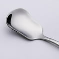 thumbnail image 2 of IDEANATEGRATE Stainless Steel Dessert Spoon for Home Use Silver Color 3 Pieces and 4.5 Inches, 2 of 8